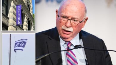 Jewish donors behind NYU building targeted with swastika flag ‘horrified’ by hateful act