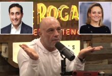 Joe Rogan rips ex-JPMorgan banker Chirayu Rana over ‘fake’ sex harassment claims against Lorna Hajdini: ‘horniest guy ever’