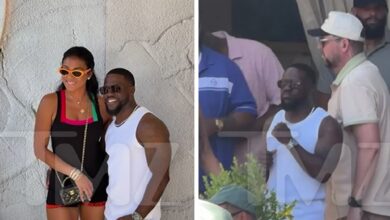 Kevin Hart Parties in Las Vegas With Wife Eniko