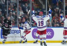 Kitchener Rangers rout the host Kelowna Rockets 5-0 in the Memorial Cup opener