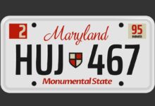 License plate numbers from husband’s old car he refuses to get rid of earn Maryland woman K lottery prize