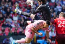 Lionel Messi has 3 goal contributions to become fastest to 100 as Inter Miami tops Toronto 4-2