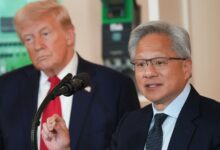 Nvidia CEO Jensen Huang isn’t part of Trump’s China trip