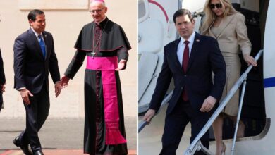Rubio arrives for audience with Pope Leo XIV days after latest Trump attack