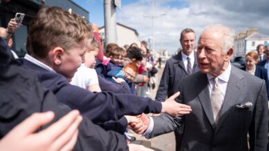 Seagull splatters King Charles III during Northern Ireland visit Seagull splatters King Charles III during Northern Ireland visit