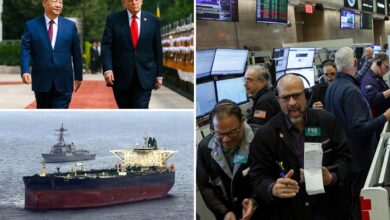 Stocks tumble as Treasury yields spike and Iran fears shake markets