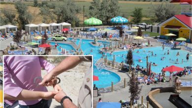 Swimmer chokes, scratches boy at water park after he splashes her with water: police Swimmer chokes, scratches boy at water park after he splashes her with water: police