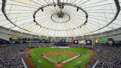 Tampa Bay Rays and local officials announce a tentative .3B deal for a new ballpark