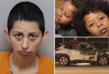 Texas mom, Marlene Vidal, sobs in court after allegedly killing her two children in burning car