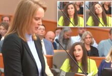 Utah children’s author Kouri Richins pulls faces at her sentencing — as her kids reveal how she killed their pets
