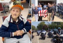 WWII vet with no known family given hero’s sendoff as 1,500 strangers show up