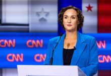 Katie Porter fights questions on temperament as only woman in crowded California gubernatorial race