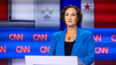 Katie Porter fights questions on temperament as only woman in crowded California gubernatorial race