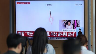 North Korea launches ballistic missiles over the sea in latest show of force