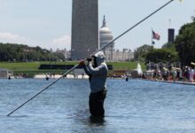Trump says multiple people arrested over alleged vandalism at Lincoln Memorial Reflecting Pool