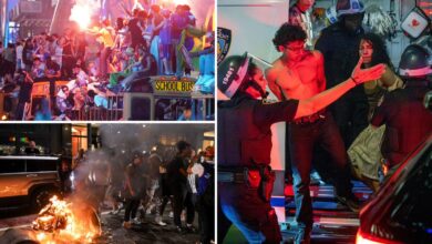 63 people arrested in violent NYC night as Knicks fans celebrate NBA Finals win 63 people arrested in violent NYC night as Knicks fans celebrate NBA Finals win