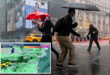 Another round of rain to spread across the Northeast through the weekend