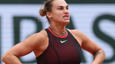 Aryna Sabalenka has stunning French Open meltdown as she falls to Diana Shnaider