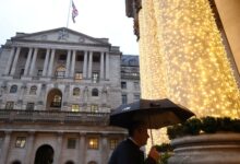 Bank of England holds interest rates at 3.75% amid Iran war peace prospects