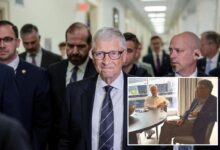 Bill Gates arrives on Capitol Hill for closed door Jeffrey Epstein interview