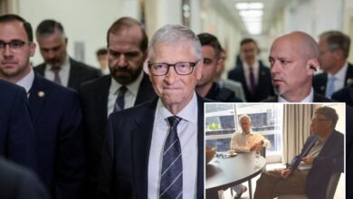 Bill Gates arrives on Capitol Hill for closed door Jeffrey Epstein interview Bill Gates arrives on Capitol Hill for closed door Jeffrey Epstein interview