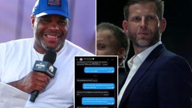 Daniel Cormier shoots down fake images of Eric Trump asking if UFC fights are rigged
