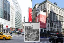 Destruction of Macy’s 60-year-old ‘shopping bag’ billboard in NYC’s Herald Square gets delayed