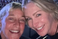Ellen DeGeneres Makes Rare Appearance With Wife in London