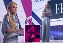 Erika Kirk won’t let heckler ruin Turning Point summit speech as she wows crowd with clapback