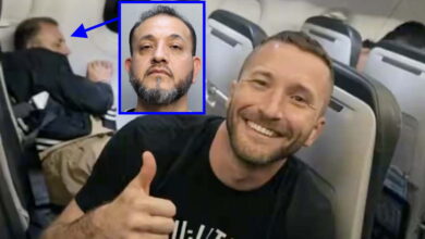 Former MMA fighter helps subdue passenger who tried to open exit door on Chicago-bound flight