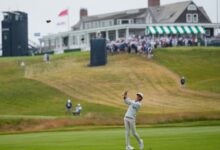 Golfer has his dad caddie to finish his US Open debut in a Father’s Day surprise