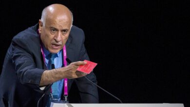 Head of Palestinian soccer says he wasn’t granted US visa to attend World Cup Head of Palestinian soccer says he wasn’t granted US visa to attend World Cup
