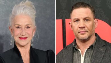 Helen Mirren Supports Tom Hardy Amid ‘MobLand’ Drama