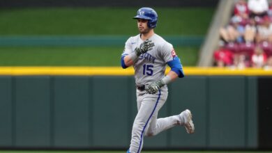 Lane Thomas hits grand slam in 1st inning, leads Royals to a 9-2 win over the Reds Lane Thomas hits grand slam in 1st inning, leads Royals to a 9-2 win over the Reds