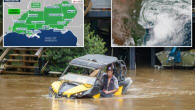 Life-threatening flash flooding fueled by days of heavy rain slams multiple states as Arthur sweeps the South Life-threatening flash flooding fueled by days of heavy rain slams multiple states as Arthur sweeps the South