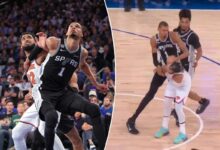 NBA does not upgrade Victor Wembanyama’s shove of Jalen Brunson