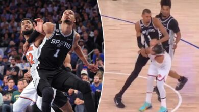 NBA does not upgrade Victor Wembanyama’s shove of Jalen Brunson