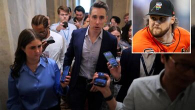 Sen. Josh Hawley questions MLB’s ‘left-wing ideologies’ Sen. Josh Hawley questions MLB’s ‘left-wing ideologies’