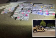Suspects crash through Camp Pendleton gate with 112 pounds of cocaine and fentanyl