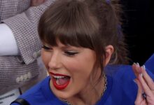 Taylor Swift Attends NBA Finals at to Support the Knicks