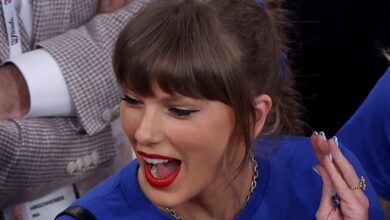 Taylor Swift Attends NBA Finals at to Support the Knicks Taylor Swift Attends NBA Finals at to Support the Knicks