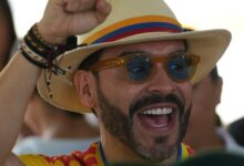 Trump-backed right-wing lawyer appears to win Colombia’s presidential election