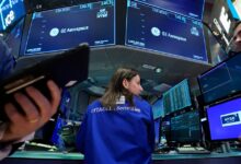 Dow soars nearly 900 points as Wall Street bets on Iran peace deal