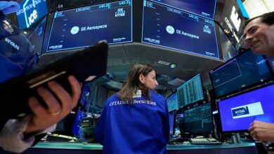 Dow soars nearly 900 points as Wall Street bets on Iran peace deal