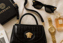 Luxury Redefined: The Versace Small Medusa ’95 Croc Embossed Bag