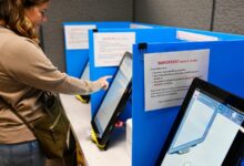 Georgia’s vote-counting method will soon be banned. Lawmakers will try to find a fix this week