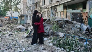 Russian attack on Ukraine kills at least 11 and traps others in damaged buildings Russian attack on Ukraine kills at least 11 and traps others in damaged buildings