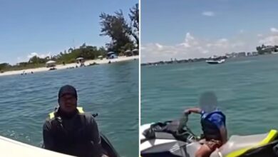 8-year-old in Florida caught jetskiing alone by cops: video