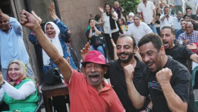A Cairo coffee house erupts, then goes silent as Egypt’s World Cup run meets Argentina
