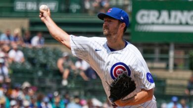 Dansby Swanson has 3 homers and 8 RBIs as the Cubs pound the Padres 23-3